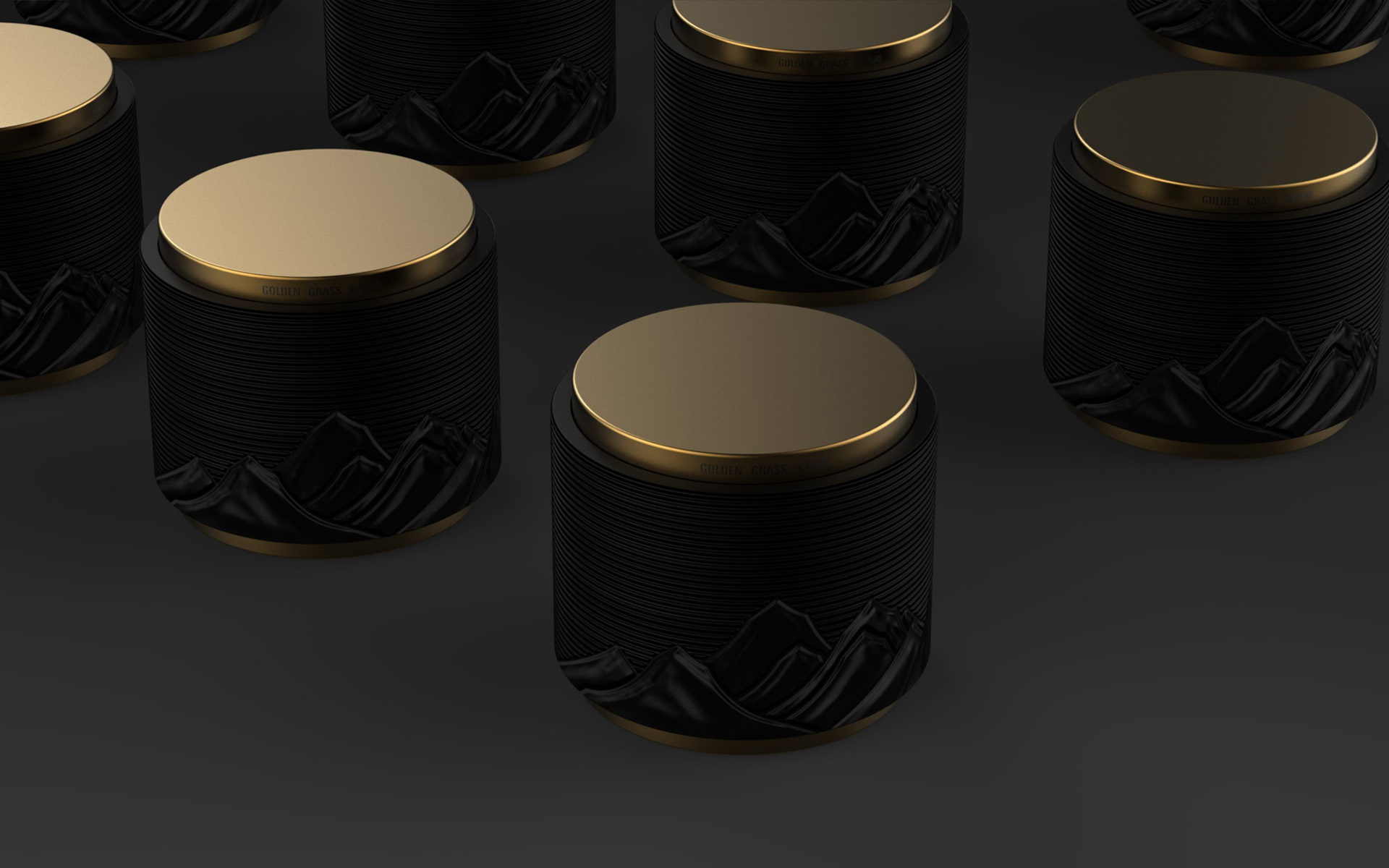 虫草养生茶包装设计 养生茶礼盒包装设计