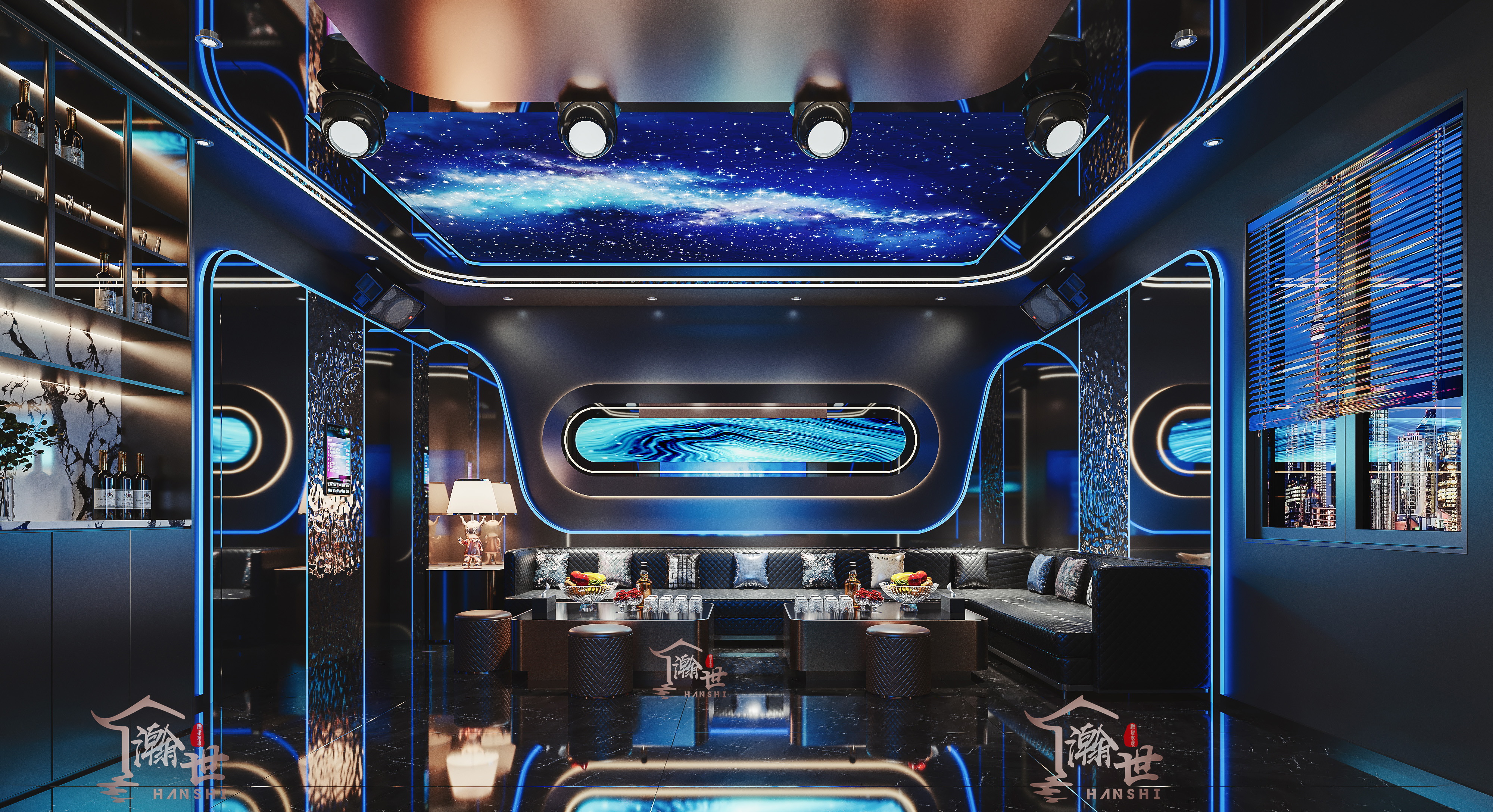 现代别墅影音室—瀚世表现