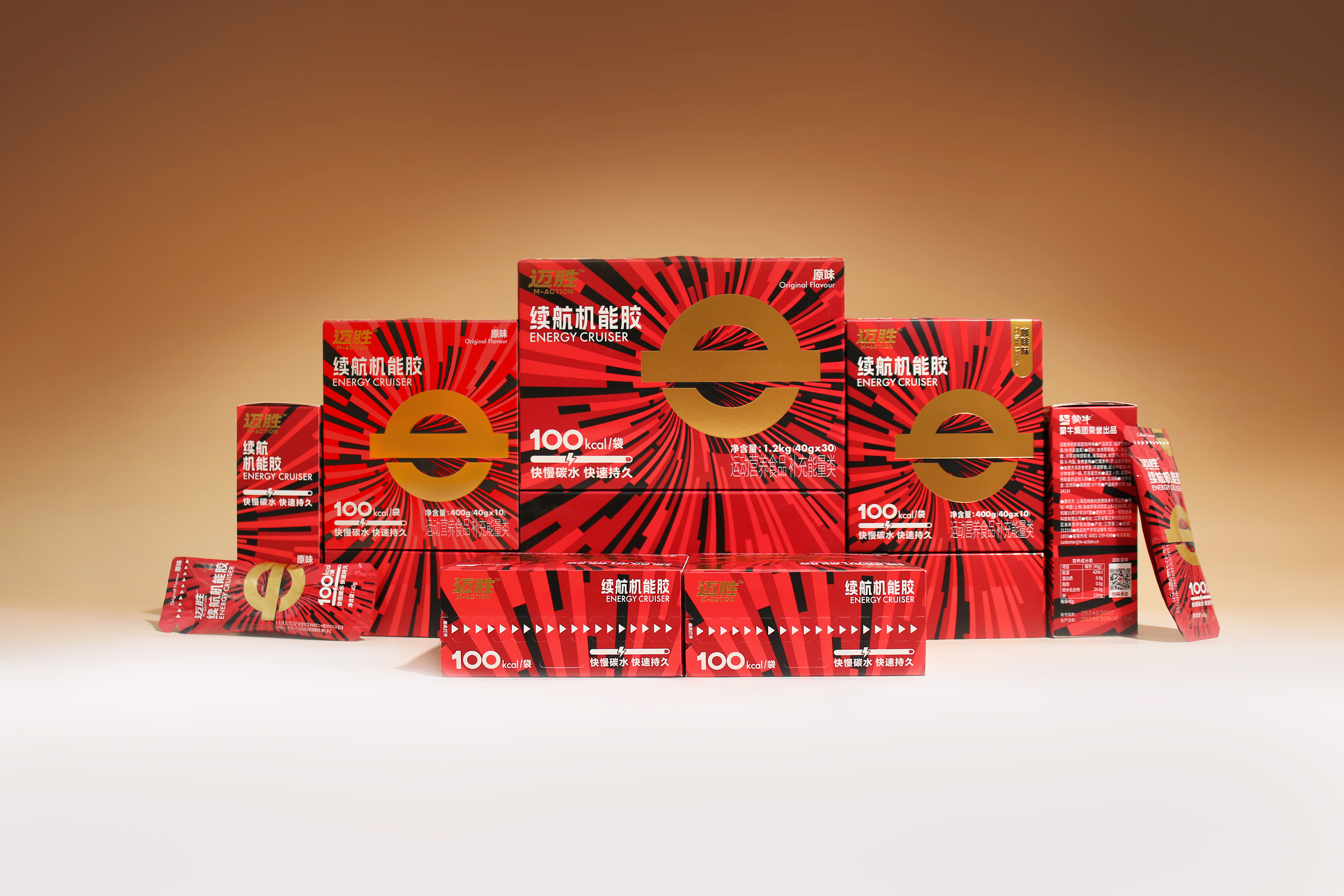 蒙牛 I 迈胜能量胶包装设计