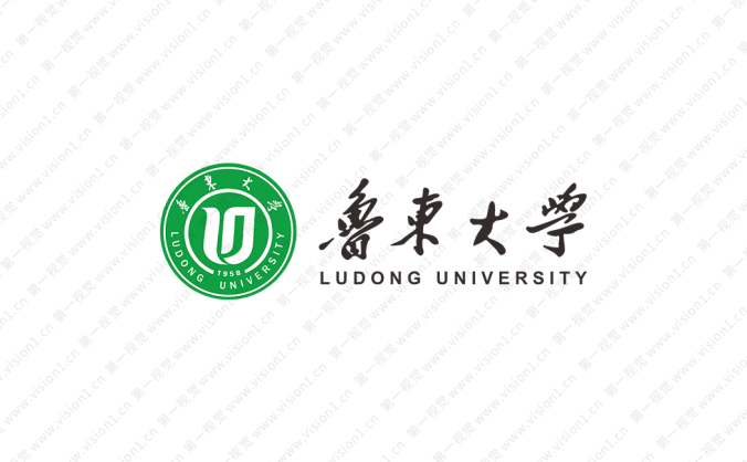 大学校徽系列:鲁东大学标志矢量图
