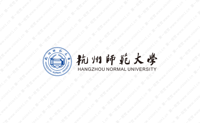 杭州师范大学校徽标志矢量图