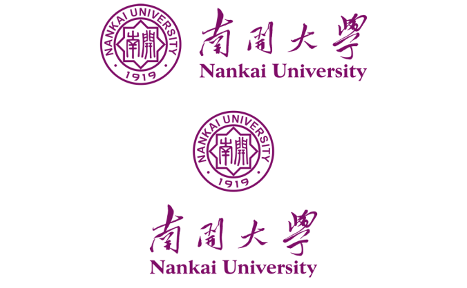 大学校徽系列:南开大学标志矢量图