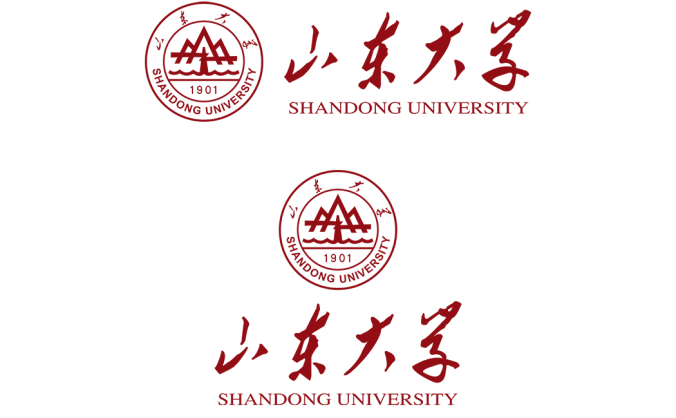 大学校徽系列:山东大学标志矢量图