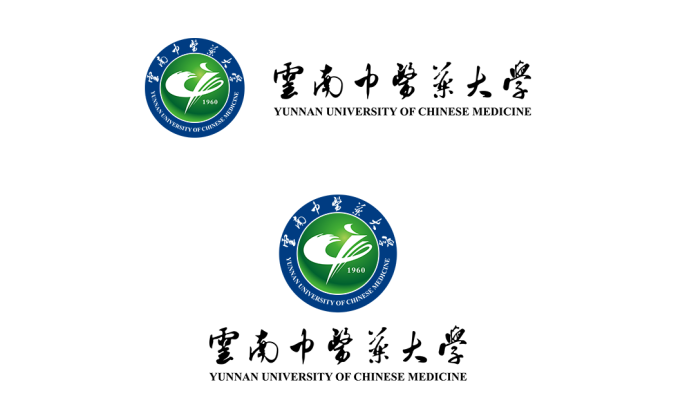 云南中医药大学logo标志矢量图