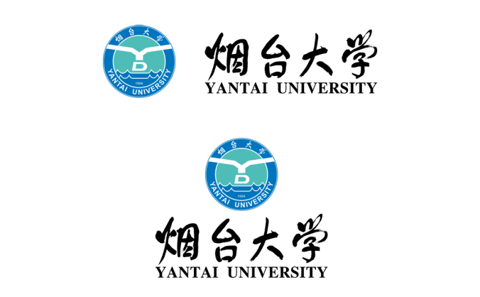 烟台大学校徽标志矢量图