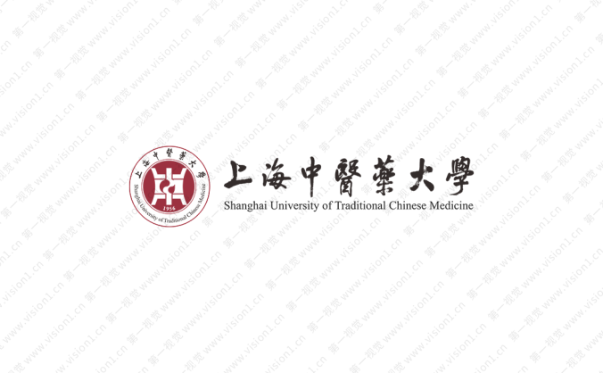 上海中医药大学校徽标志矢量图