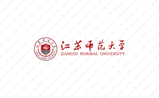 江苏师范大学校徽标志矢量图