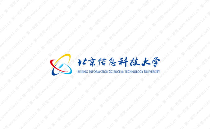 北京信息科技大学校徽标志矢量图
