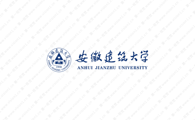 大学校徽系列：安徽建筑大学标志矢量图
