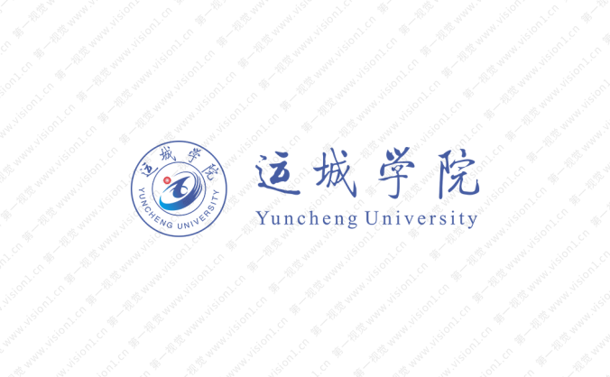 运城学院校徽标志矢量图