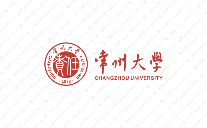 大学校徽系列: 常州大学标志矢量图
