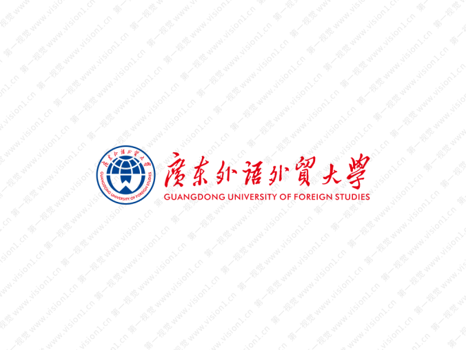 大学校徽系列:广东外语外贸大学标志矢量图
