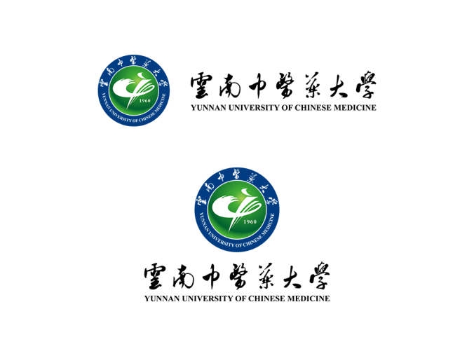 云南中医药大学logo标志矢量图